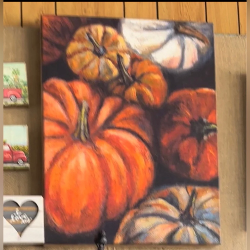 Large Pumpkins Picture 20 x 26